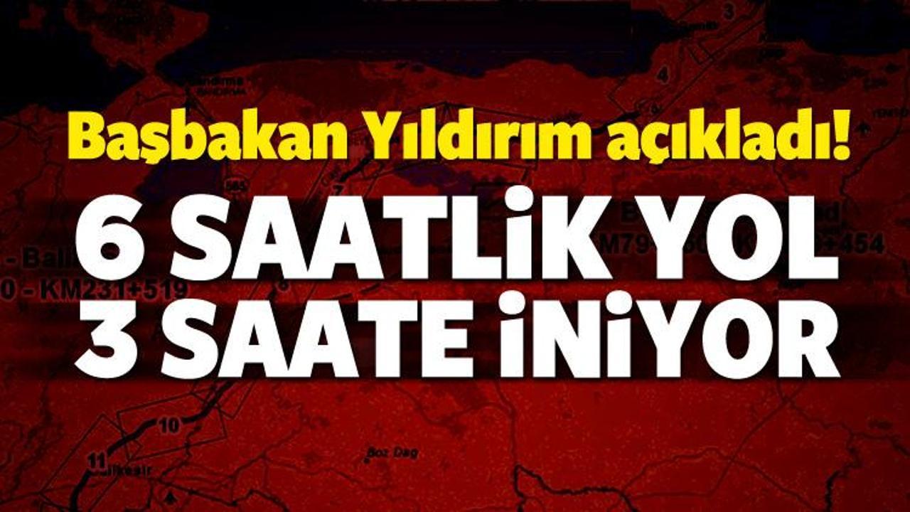 Yıldırım: 2 saat 50 dakikaya iniyor