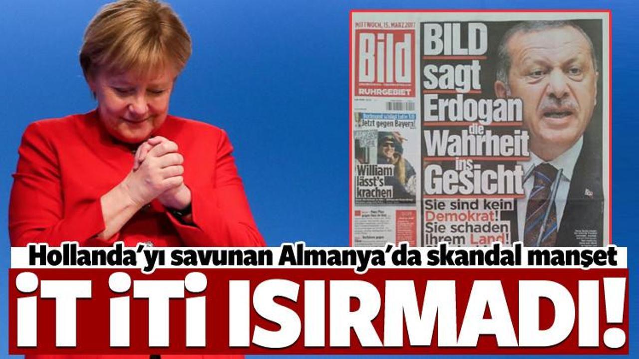 Alman gazetesinden skandal Erdoğan manşeti!