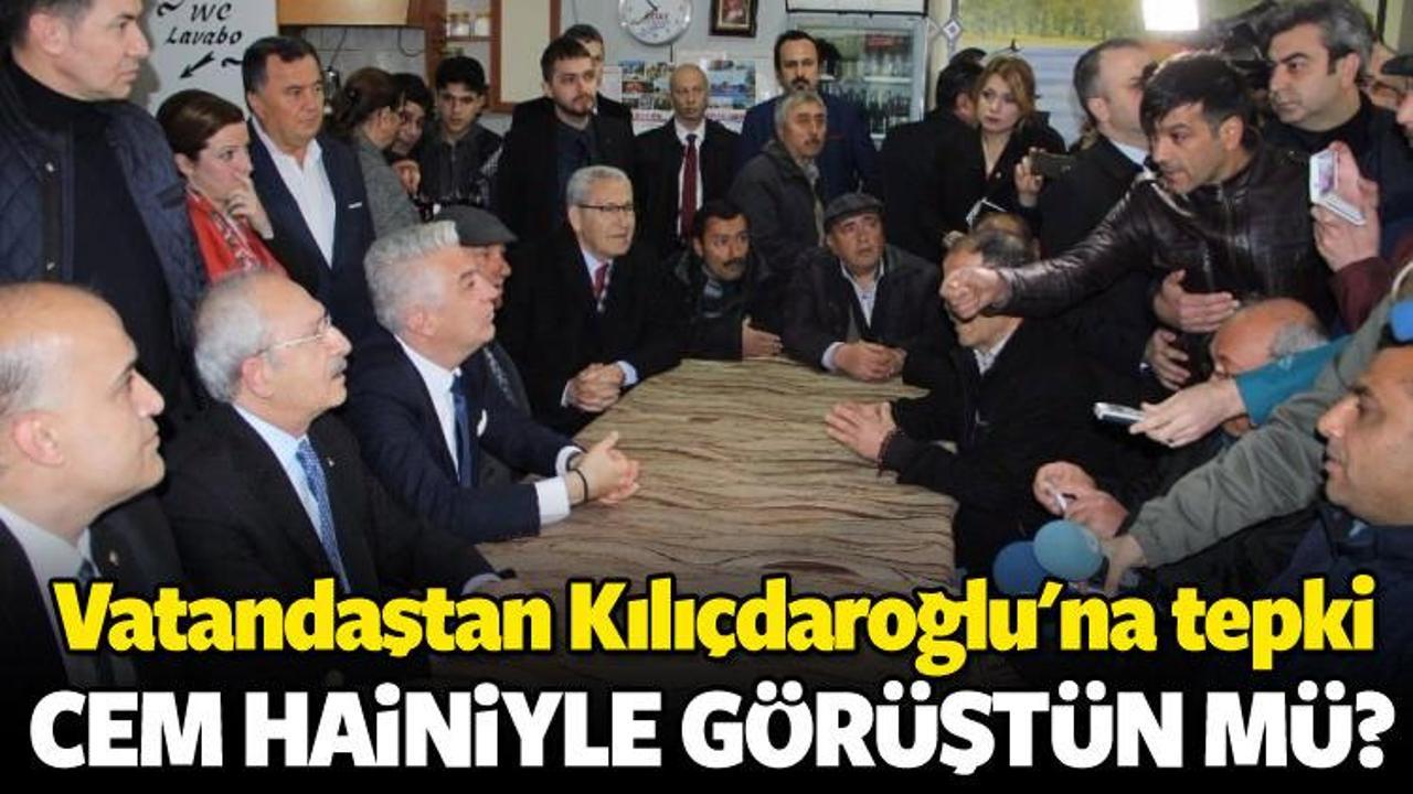 Kılıçdaroğlu’na vatandaştan "Cem Özdemir" tepkisi