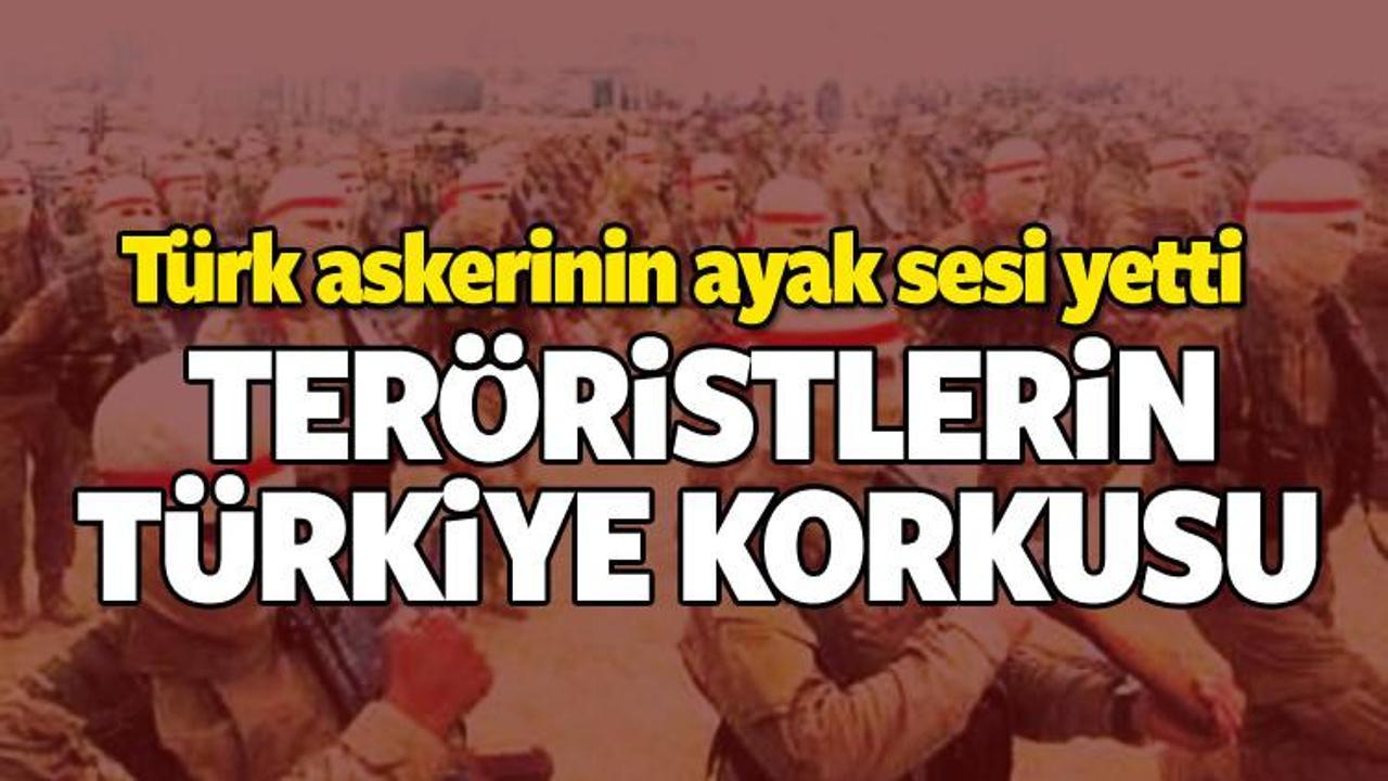 YPG'li teröristlerin Türkiye korkusu