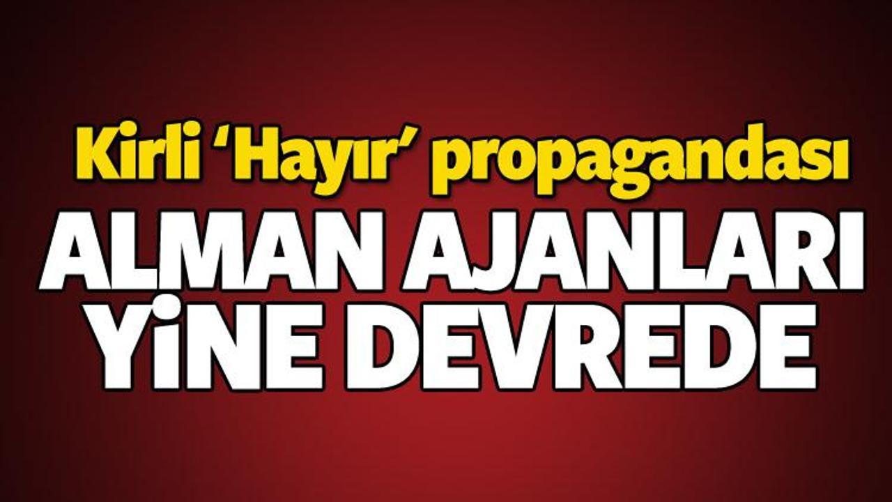 Alman vakfından Türkiye'de 'Hayır' propagandası