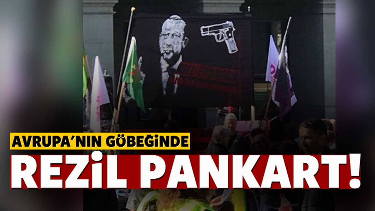 İsviçre'de terör örgütü, Erdoğan'ı hedef gösterdi