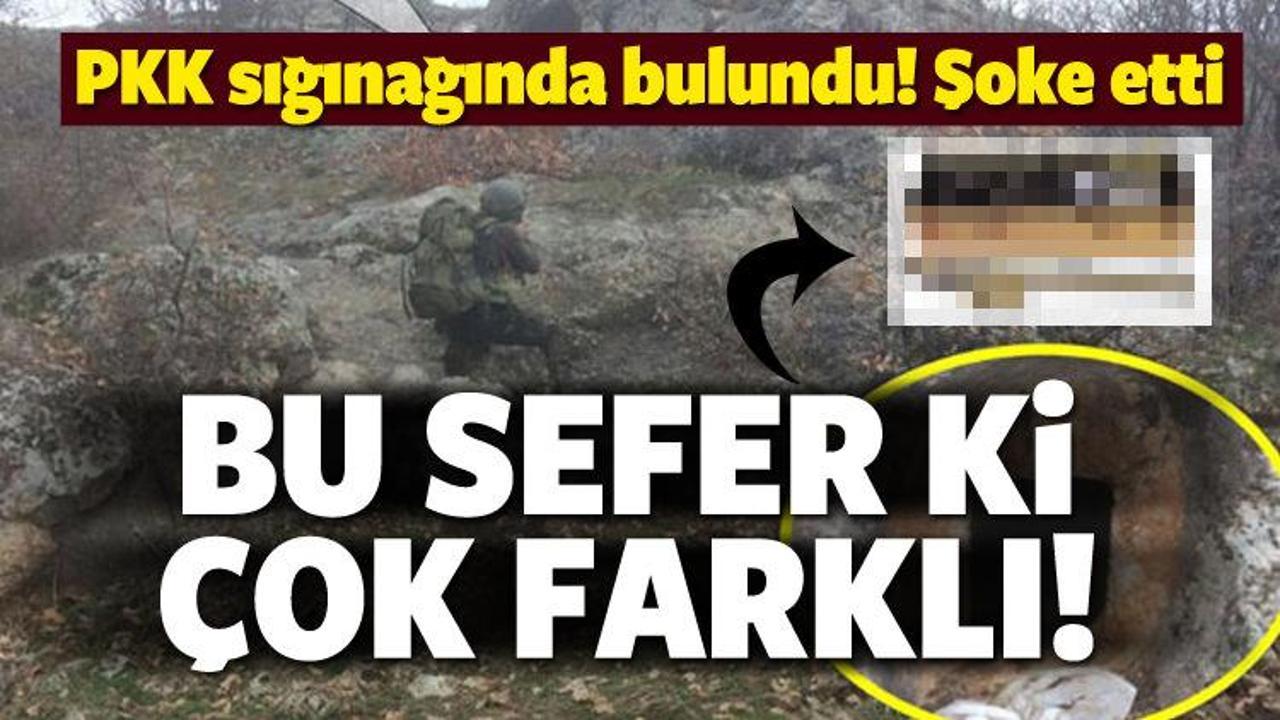 PKK sığınağında ısı güdümlü füze bulundu