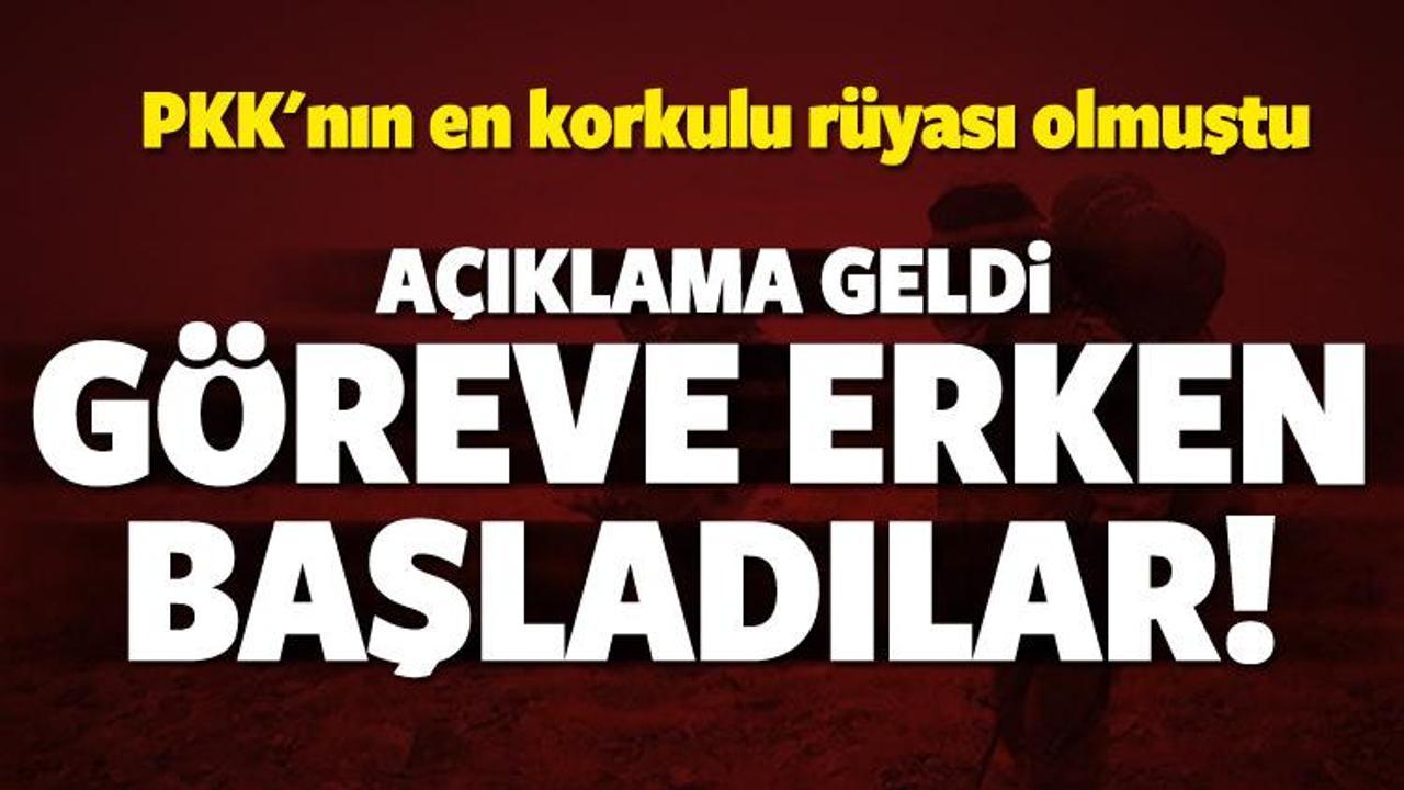 Açıklama geldi göreve erken başladılar