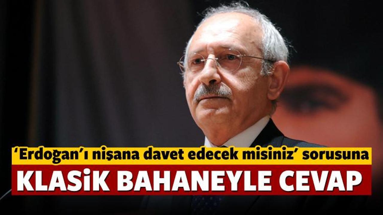Kılıçdaroğlu'ndan Erdoğan'a klasik bahane