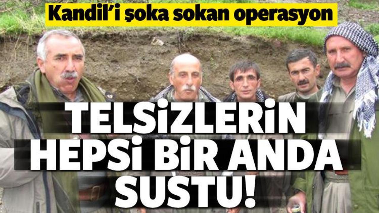 PKK'ya ağır darbe! Kandil'le irtibatı kesildi