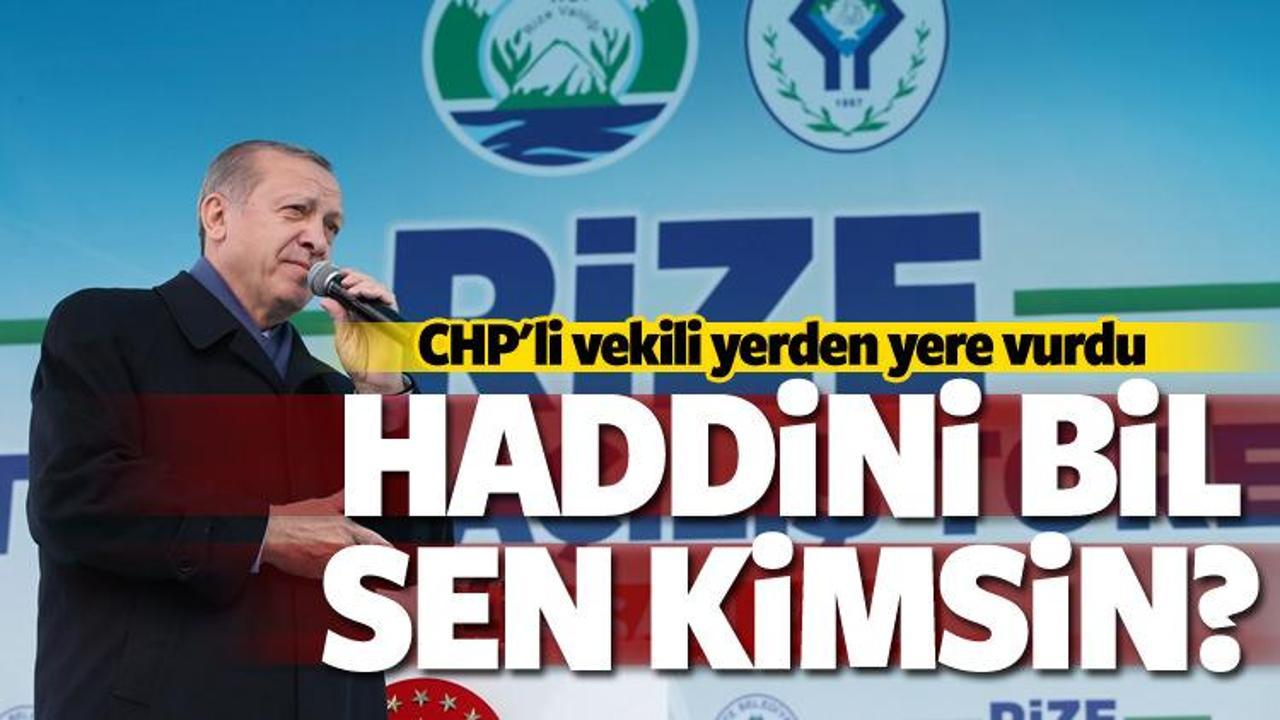 Erdoğan'dan CHP'li Bozkurt'a çok sert sözler