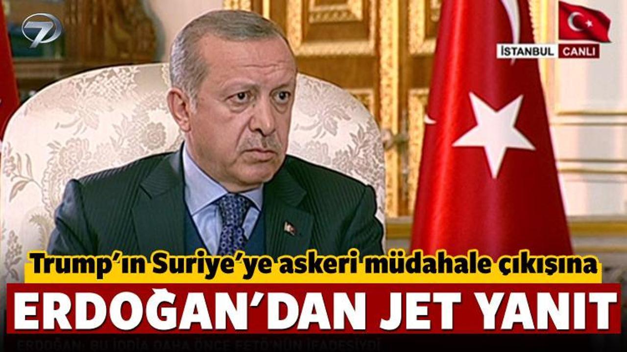 Erdoğan'dan Trump'ın açıklamasına ilk yorum