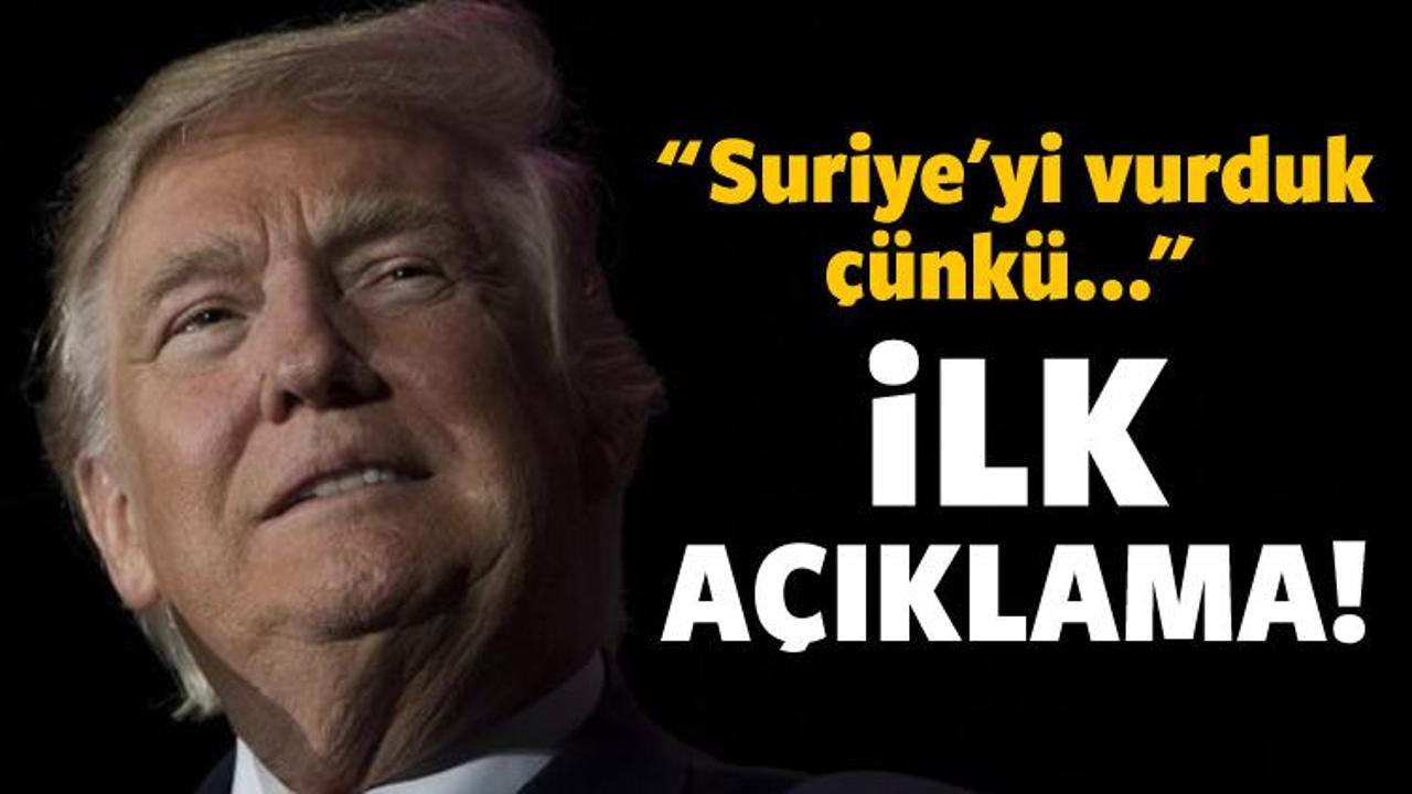 Hava saldırısı sonrası Trump'tan ilk a&ccedil;ıklama