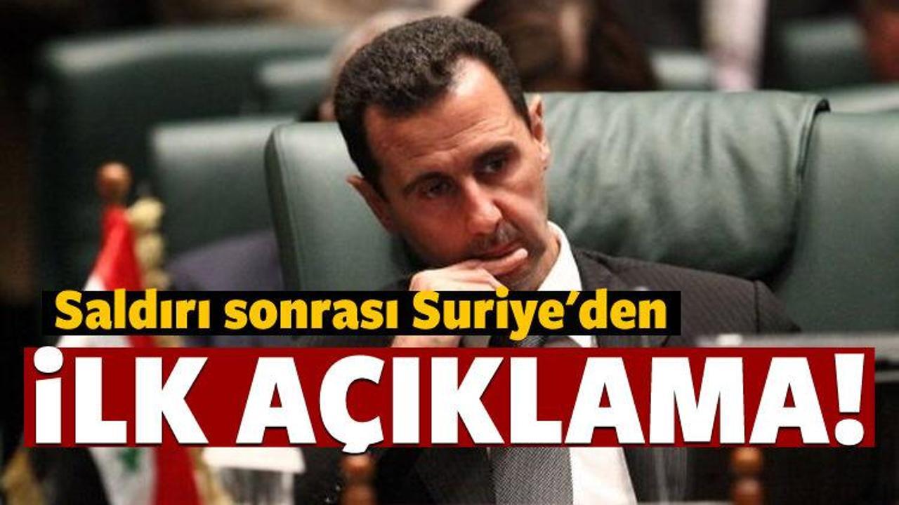 Suriye'den ilk a&ccedil;ıklama: Kayıplarımız var!