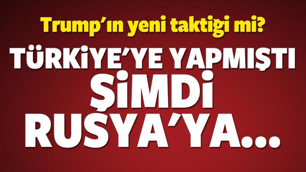 Trump'ın yeni taktiği mi? Türkiye'ye de yapmıştı..