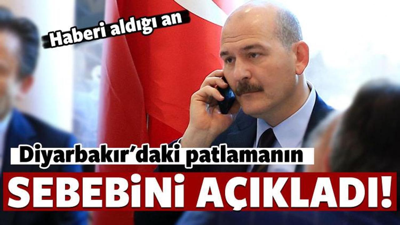 Bakan Soylu, patlamanın nedenini a&ccedil;ıkladı