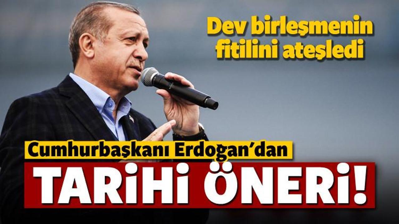 Erdoğan'dan Galatasaray'a tarihi öneri!