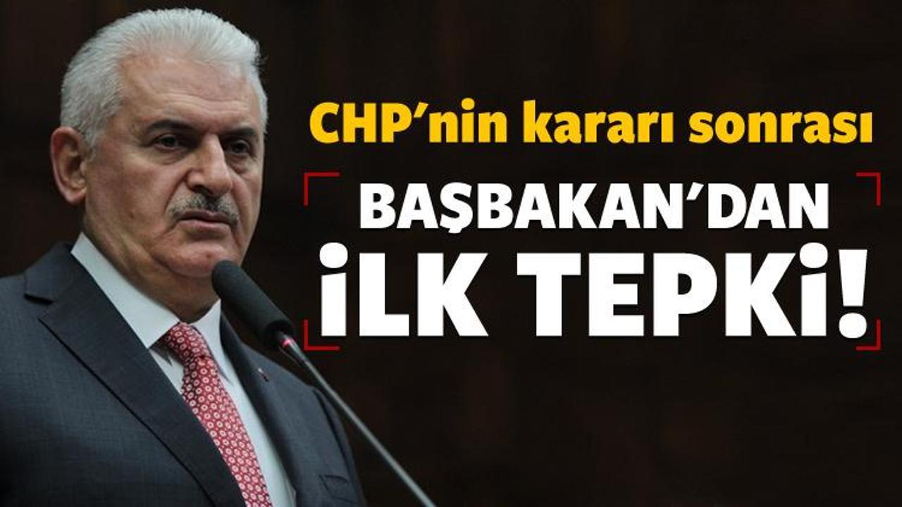 Başbakan Yıldırım'dan CHP'ye Danıştay tepkisi!