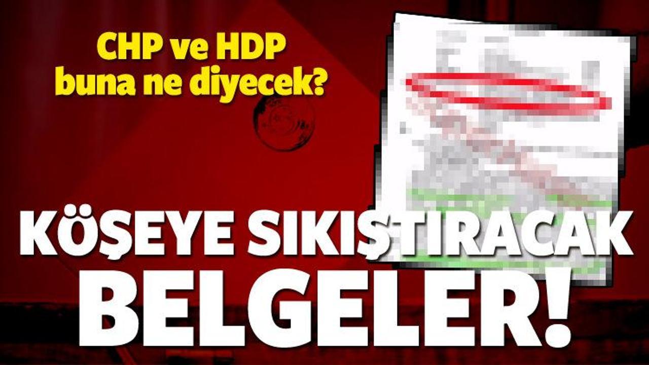 CHP ve HDP'yi köşeye sıkıştıracak belgeler