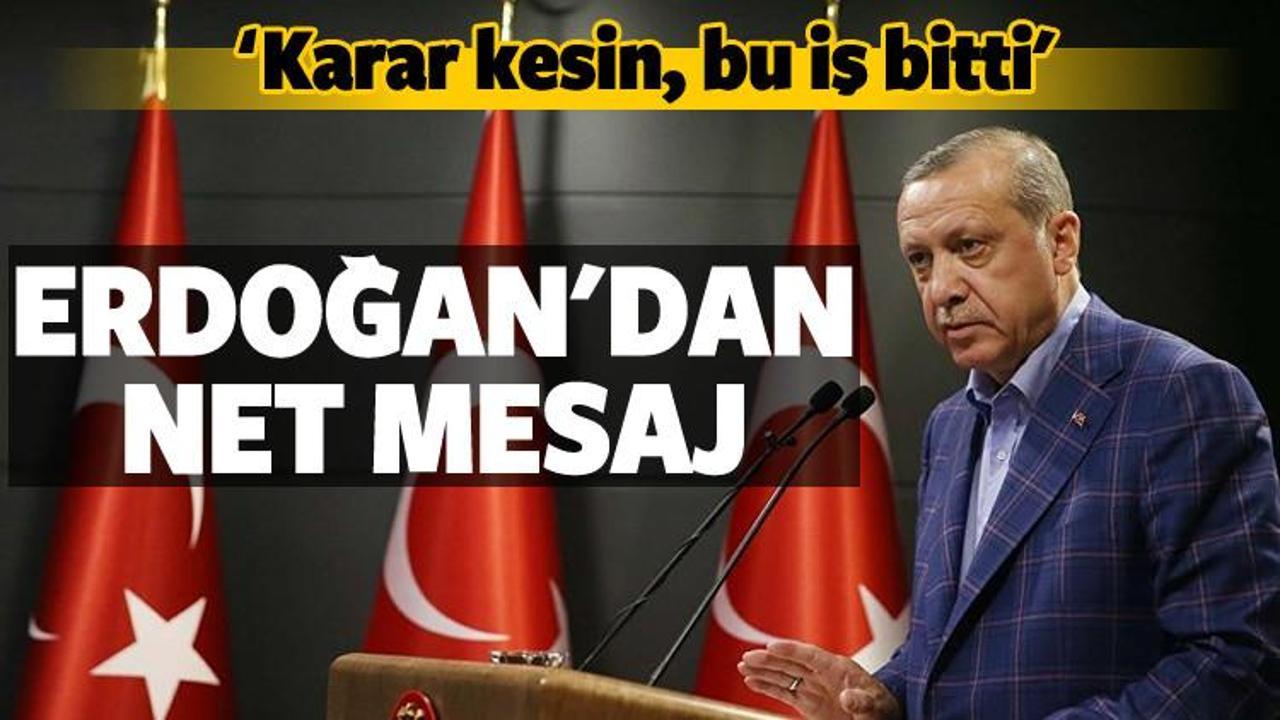 CHP'nin referandum itirazına Erdoğan'dan yanıt