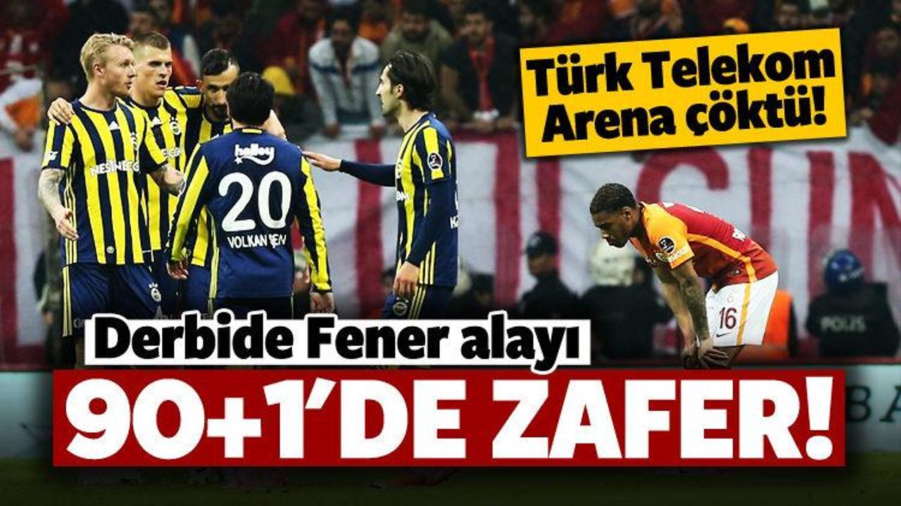 Fenerbahçe'den derbide 90+1 zaferi!