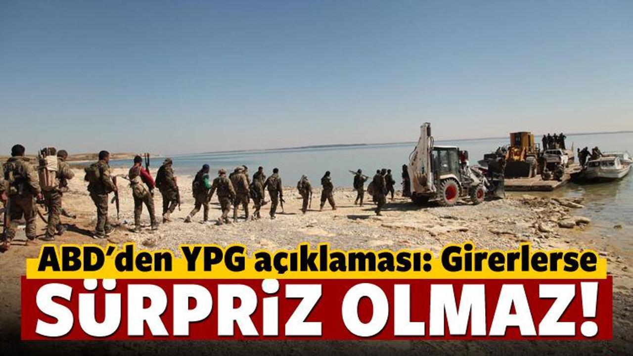 ABD'den YPG açıklaması: Sürpriz olmaz