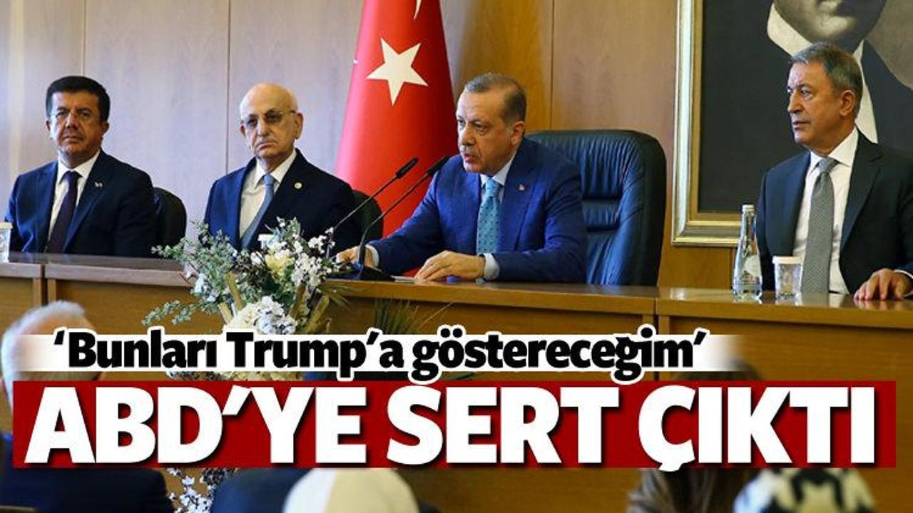 Erdoğan'dan ABD'ye 'YPG' tepkisi