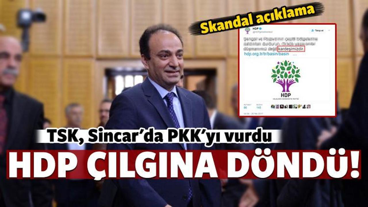 HDP'den skandal Sincar açıklaması!