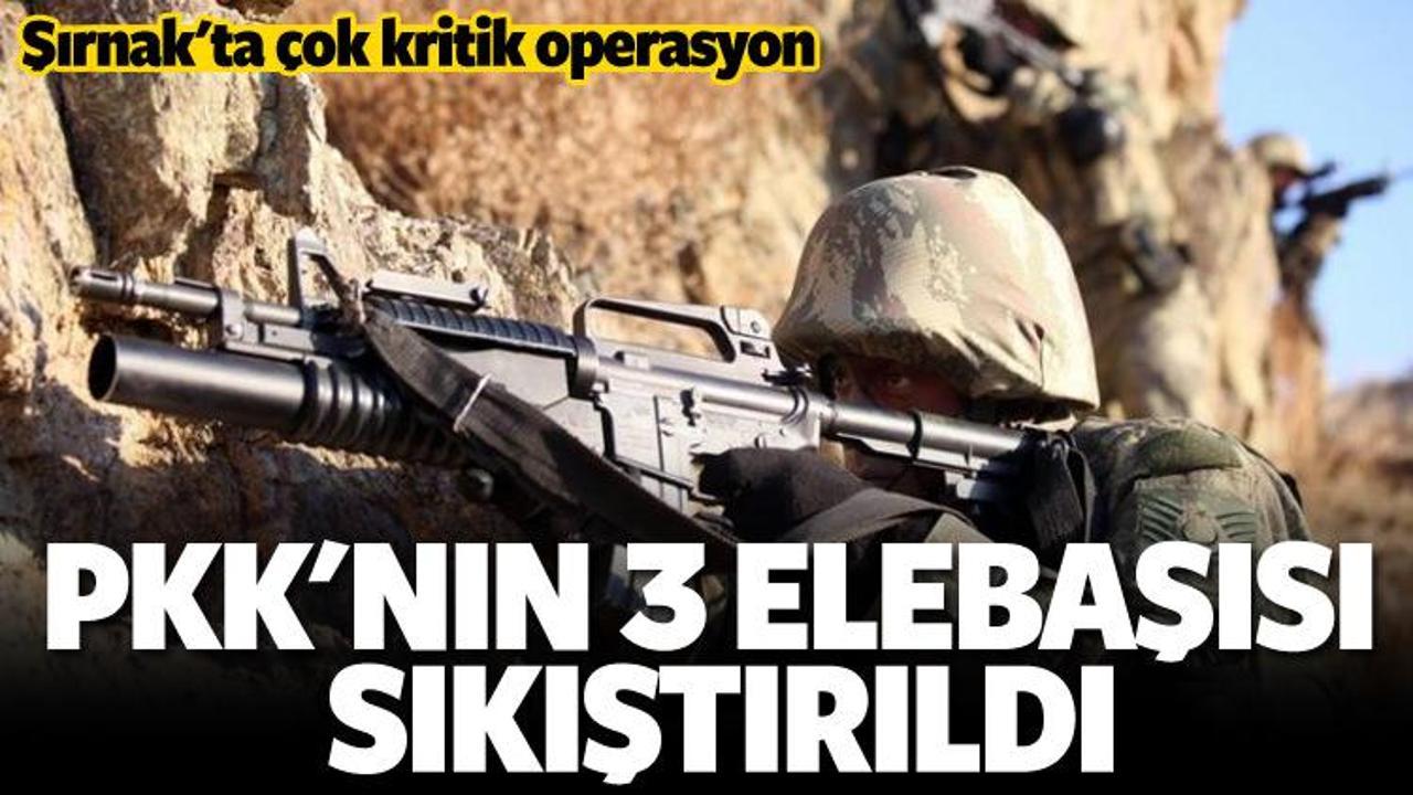  PKK'nın 3 elebaşısı kıstırıldı