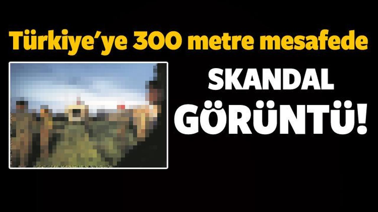 Türkiye sınırında skandal görüntü!