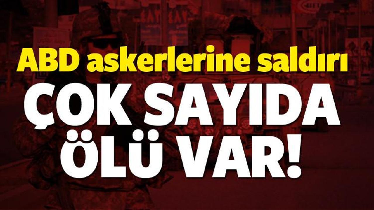 ABD askerlerine saldırı! Çok sayıda ölü var
