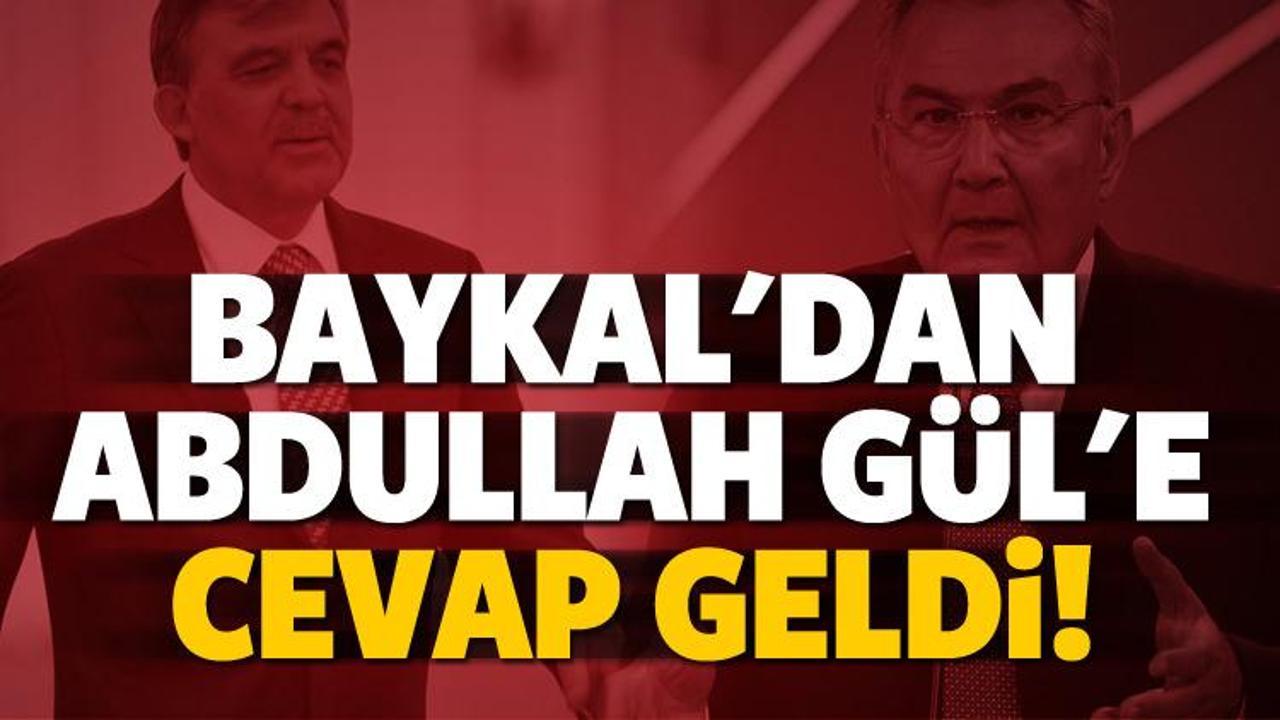 Abdullah Gül'ün açıklamalarına Baykal'dan cevap