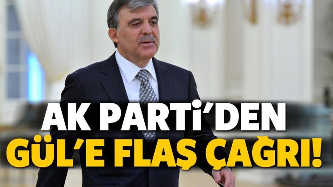 AK Parti’den Abdullah Gül'e çağrı