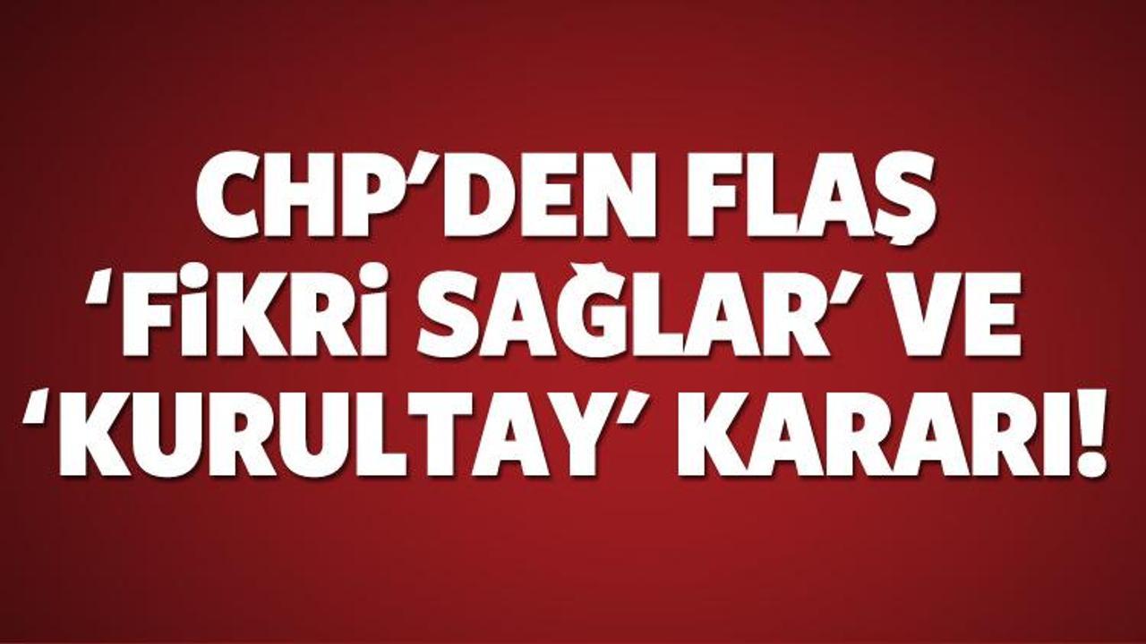 CHP'den flaş kurultay kararı!