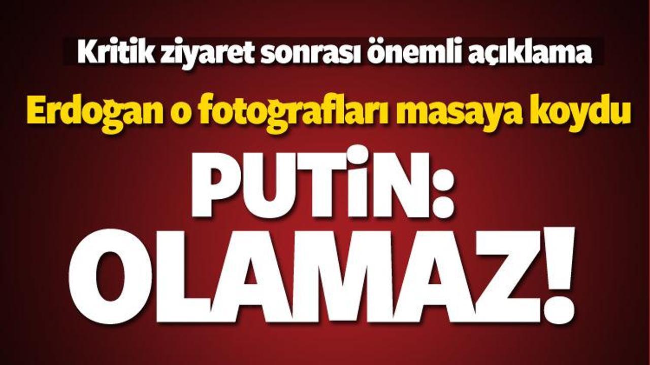 Erdoğan Putin'le arasındaki o diyaloğu anlattı