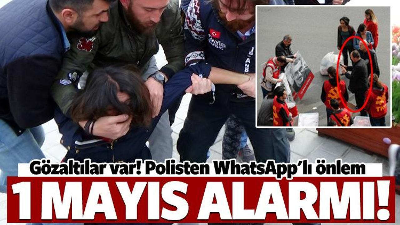 Taksim'de 1 Mayıs alarmı! Gözaltılar var