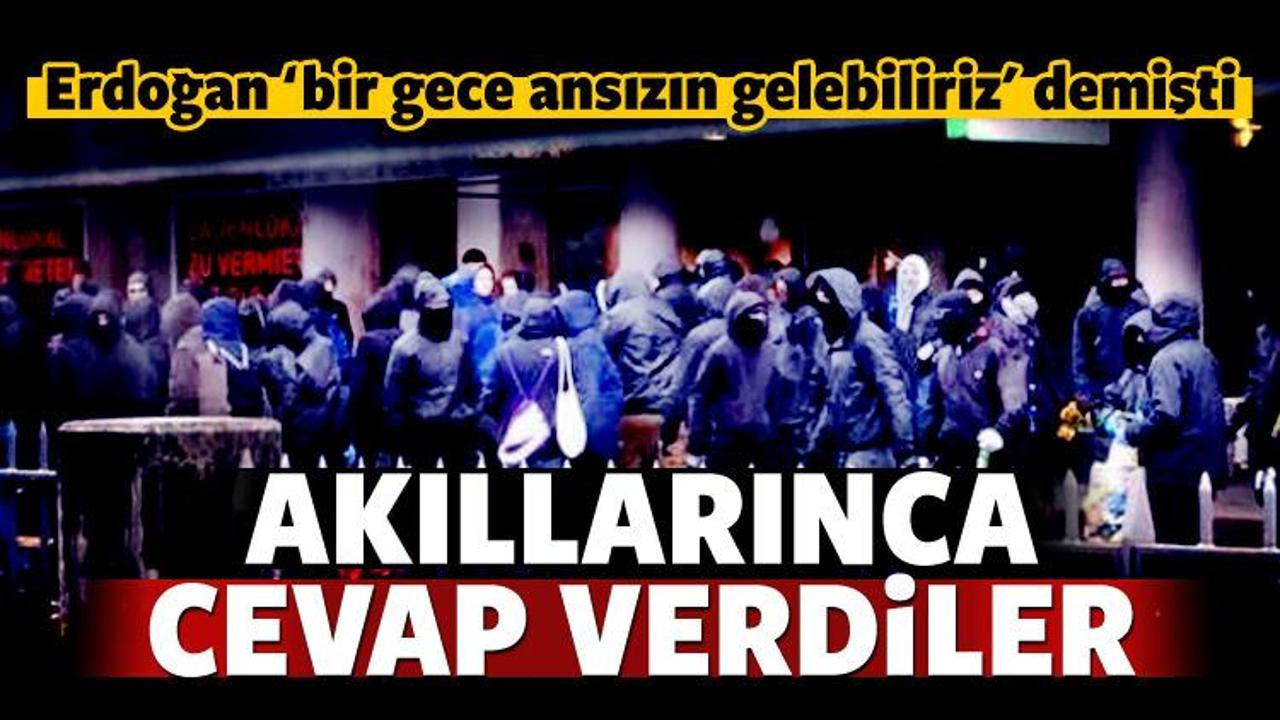 Yüzü maskeli teröristlerden Erdoğan'a ölüm tehdidi