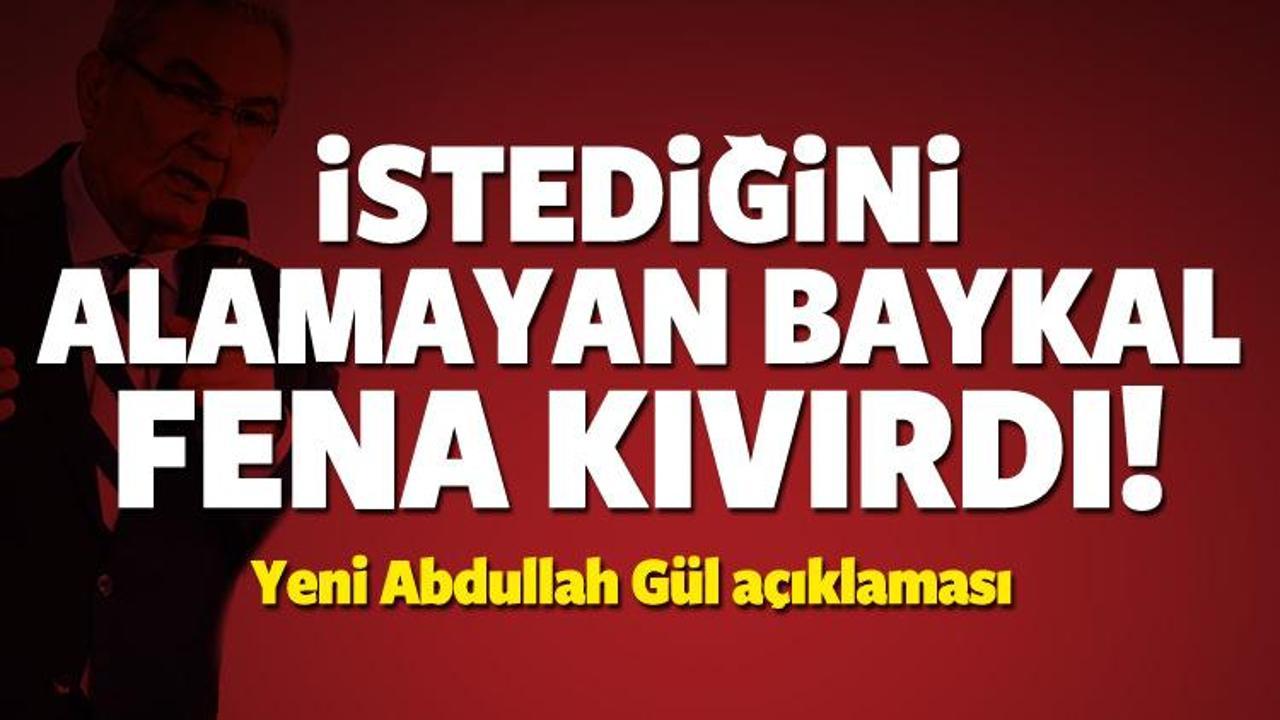 Baykal'dan Abdullah Gül'e yanıt