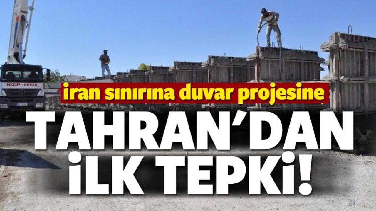 İran sınırına duvara Tahran�dan ilk tepki Haber 7 GÜNCEL İran sınırına duvara Tahran�dan ilk tepki Haber 7 GÜNCEL