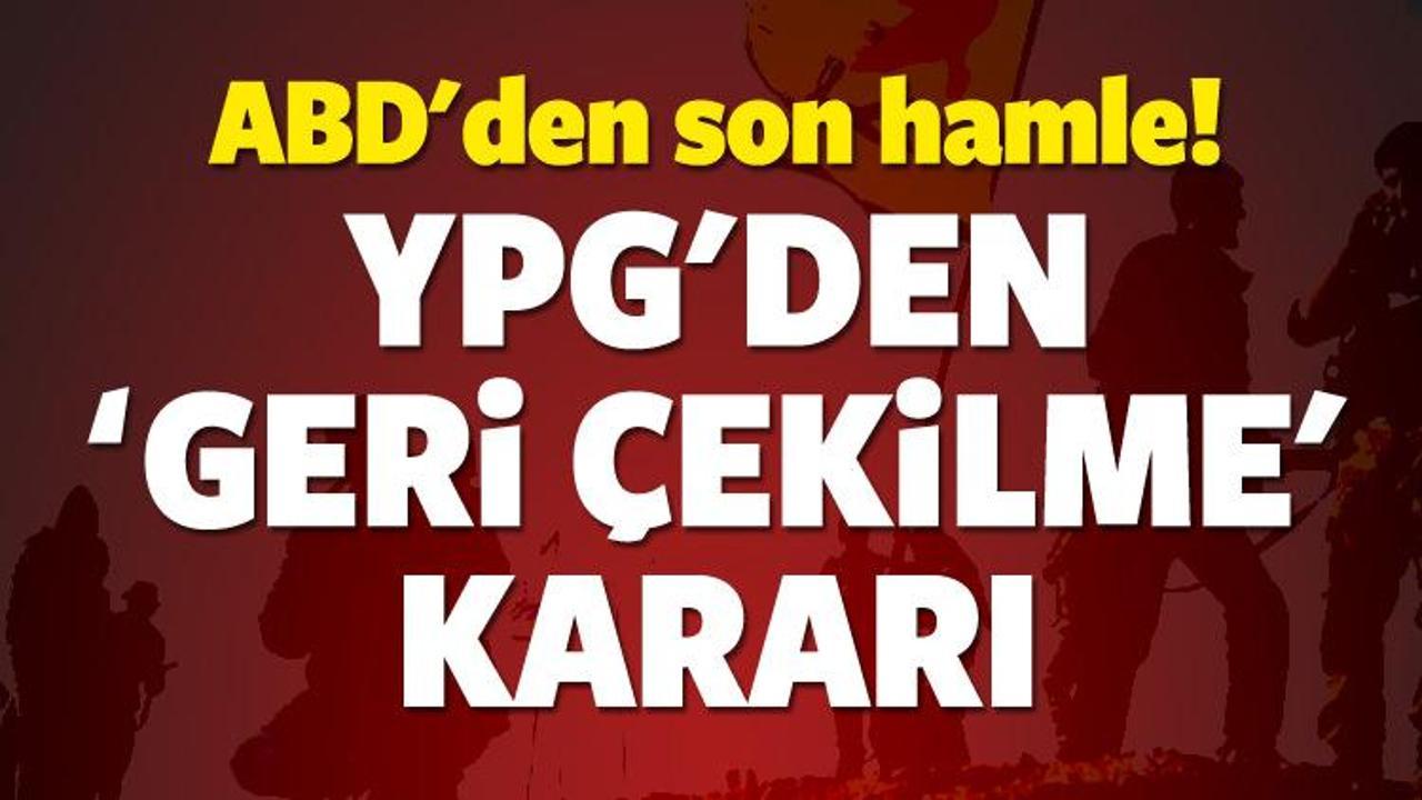 PYD/PKK'dan Suriye'de "geri çekilme" kararı! 