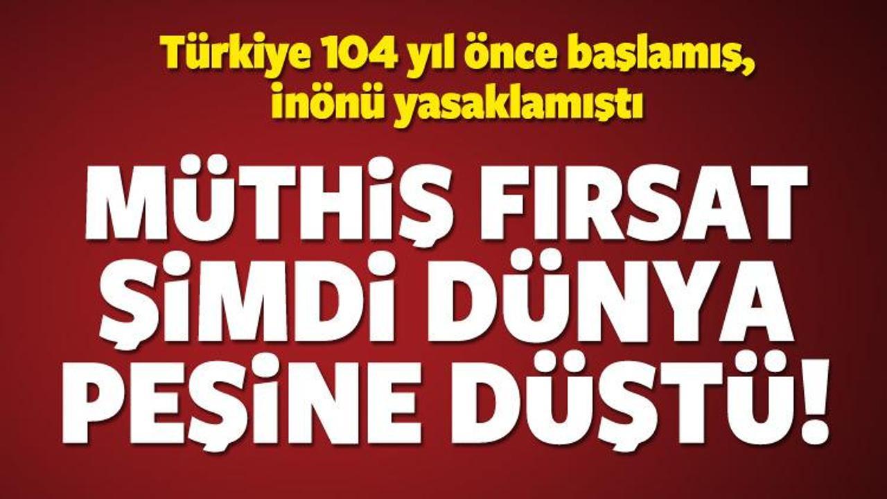 Türkiye 104 yıl önce başladı! Şimdi dünya peşinde