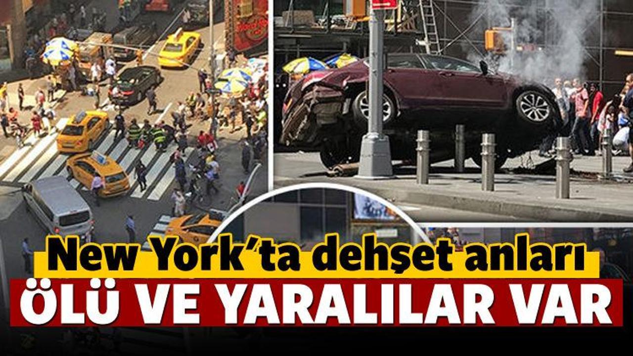 ABD'de dehşet! Aracını yayaların &uuml;zerine s&uuml;rd&uuml;...