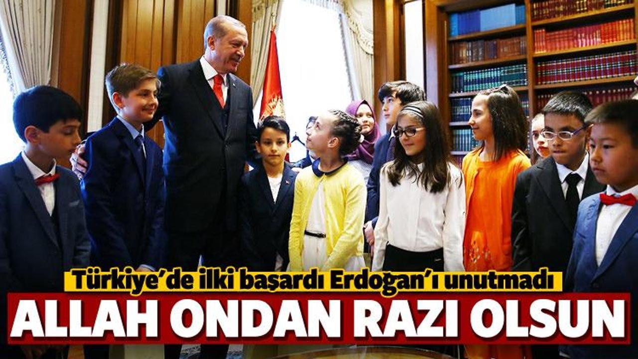 'Allah, Erdoğan'dan razı olsun...'