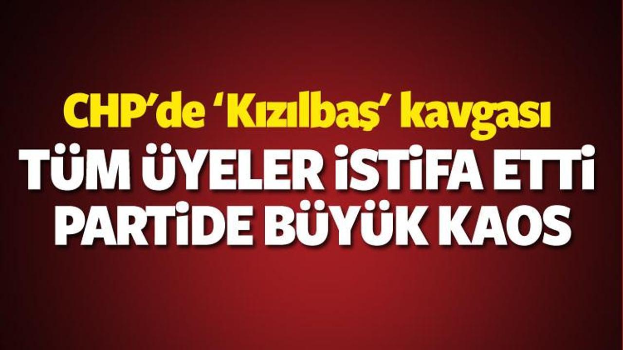 CHP'de 'Kızılbaş' kavgası! Tüm üyeler istifa etti