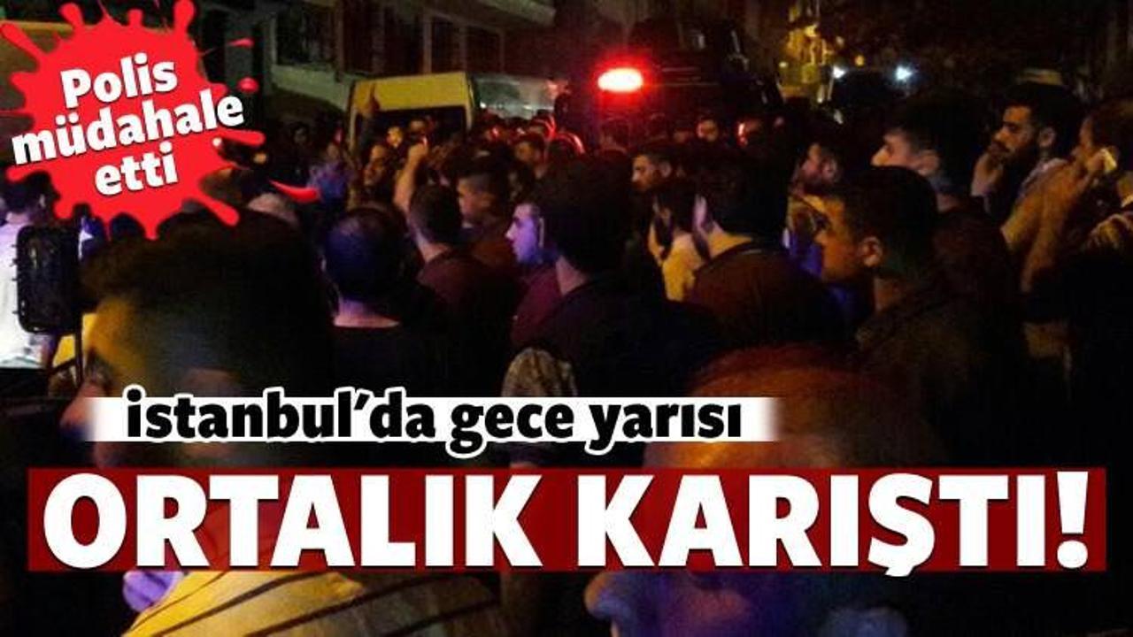 İstanbul'u karıştıran olay: Polis müdahale etti