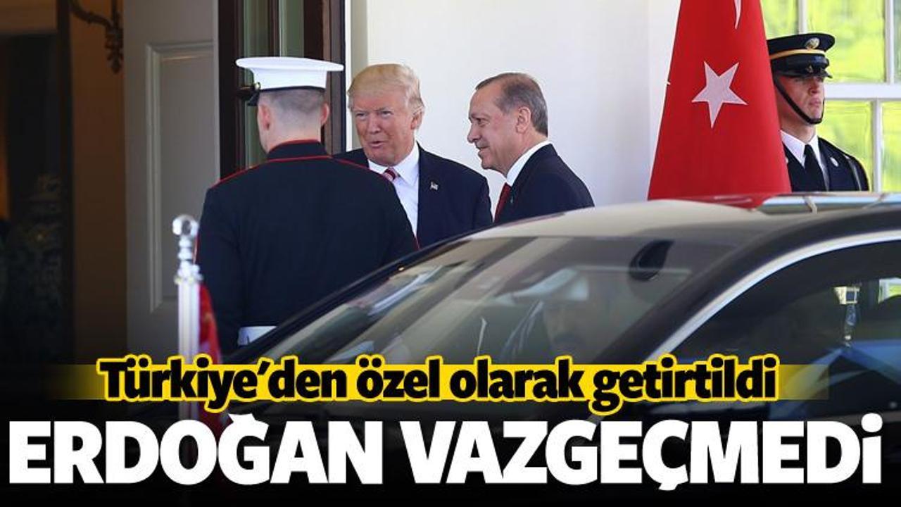 Kargo uçağıyla götürüldü! Erdoğan vazgeçmedi