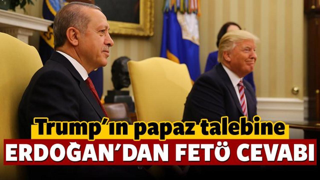 Trump'ın papaz isteğine Erdoğan'dan FETÖ cevabı!