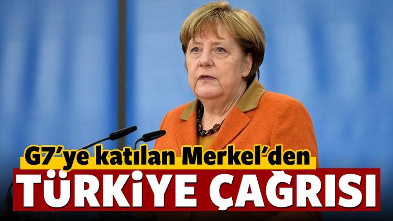 Merkel: Türkiye de o masada olmalı