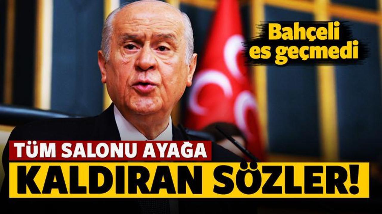 Bah&ccedil;eli'nin o s&ouml;zleri! T&uuml;m salon ayakta alkışladı
