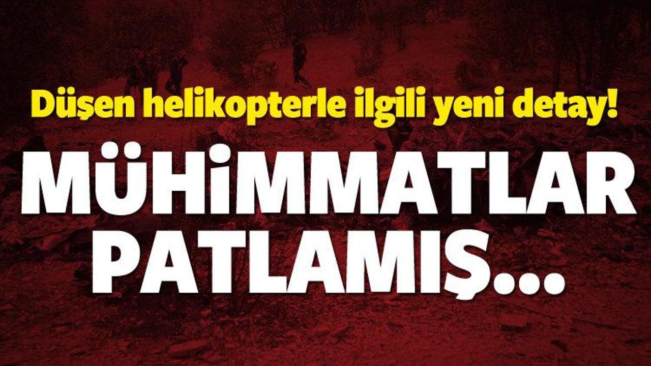 Düşen helikopterle ilgili detaylar ortaya çıktı