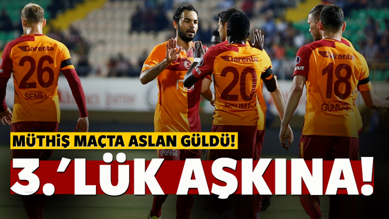 Müthiş maçta gülen Galatasaray