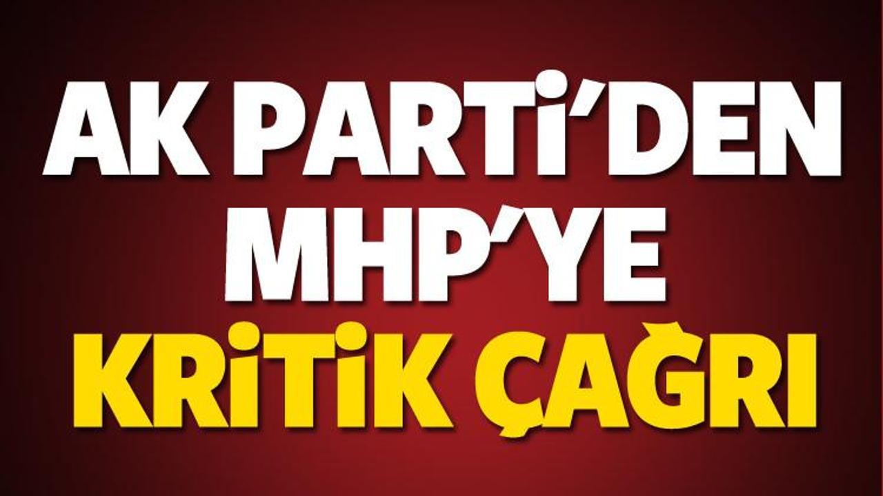 AK Parti'den içtüzük için MHP'ye çağrı