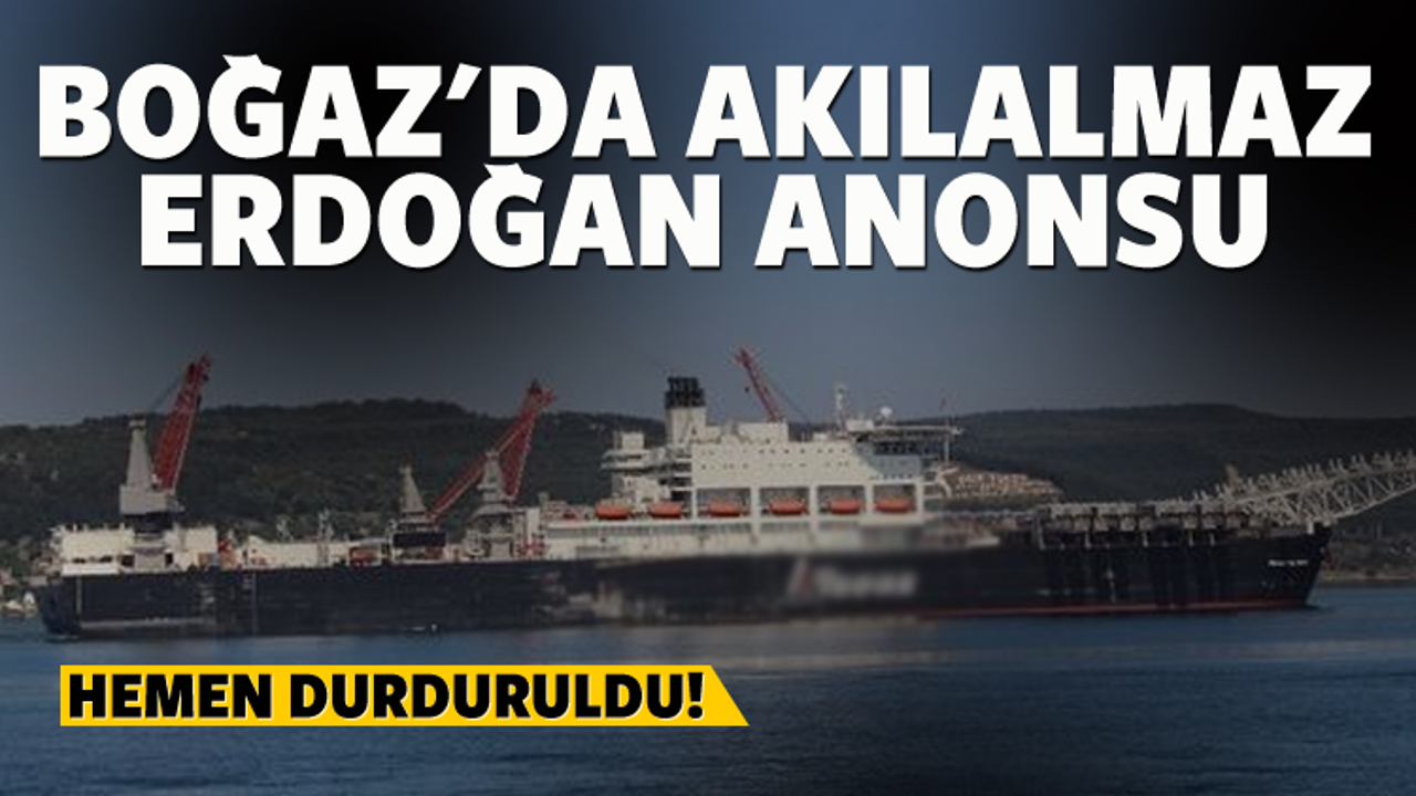 Boğaz'da skandal 'Erdoğan' anonsu