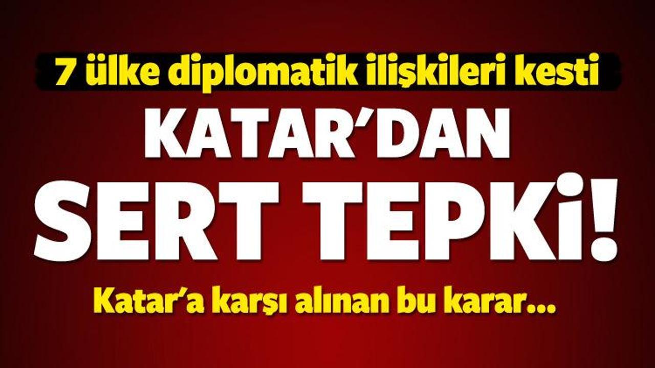 Dünyanın konuştuğu karara Katar'dan ilk tepki